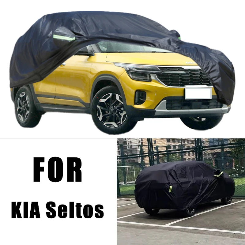 

For KIA Seltos All-Weather Car Covers 6-in-1 Waterproof Dustproof UV Proof Snowproof Scratch Resistant Protection