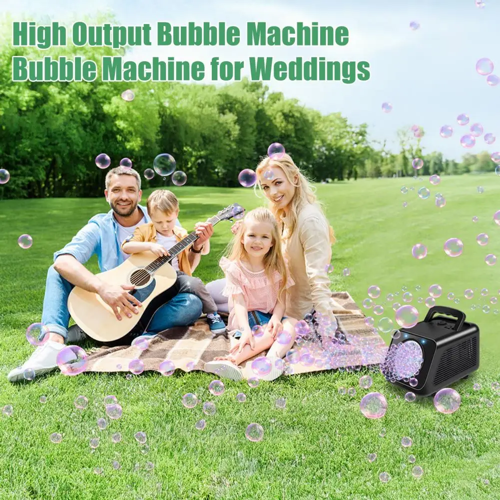Máquina de burbujas mejorada, juguetes al aire libre, burbujas para niños, fiesta de cumpleaños, boda, Carnaval, parque infantil al aire libre, Día de los niños para regalos