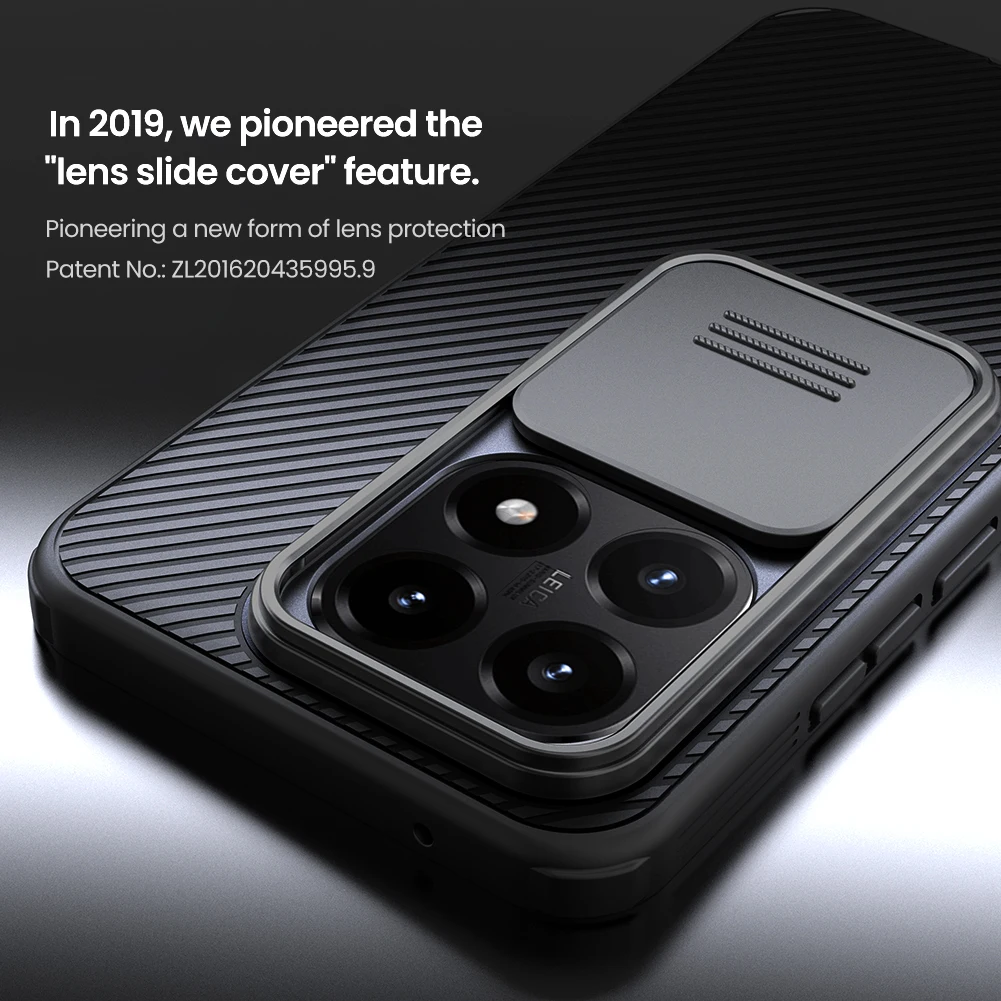 Für Xiaomi 15t Hülle NILLKIN Passgenaue Hülle Camshield Super Frosted Shield Hülle Objektivschutzabdeckung Für Xiaomi 15t – Detail 4