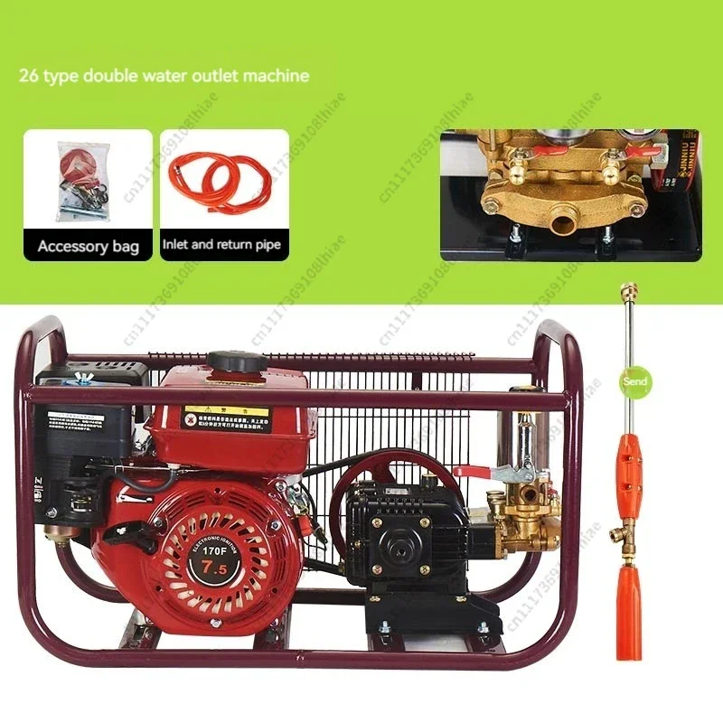 Sprayer for Fruit Tree GardenThree Cylinder Plunger Pump Four Stroke Agricultural High Pressure