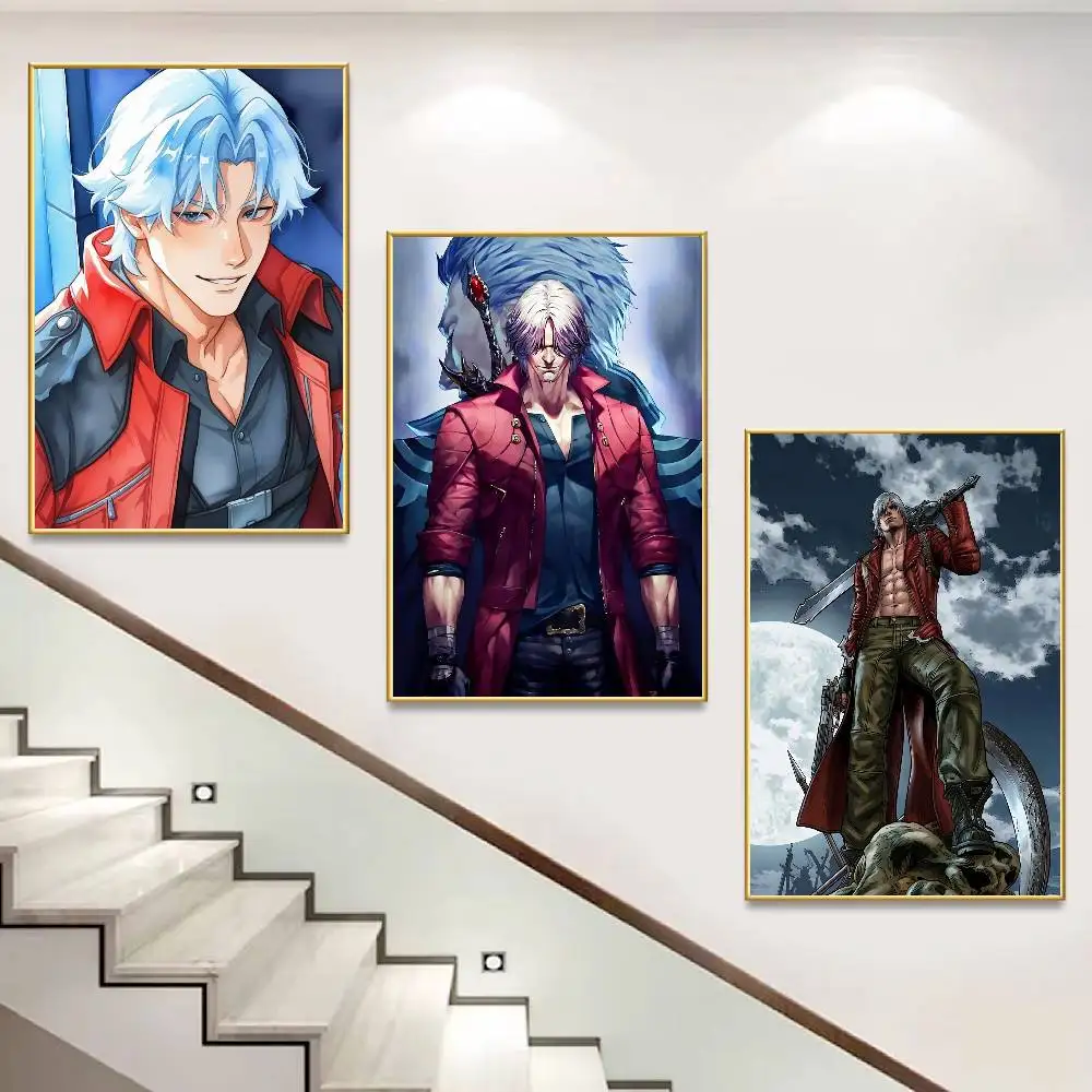 Demon Hunter D-Dante Customizable HD Self Adhesive Waterproof Wall Art Poster