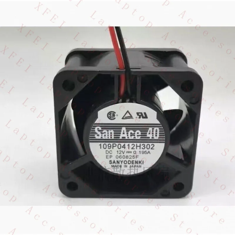 

C 1pc 40*28mm 109P0412H302 DC12V0.195A Double Ball Cooling Fan