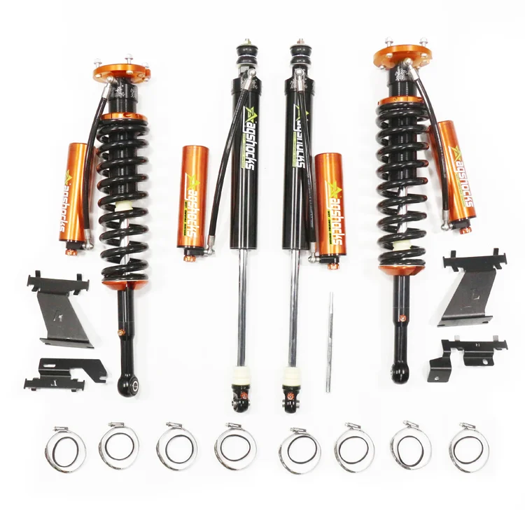 for-toyota tundra shocks absorber 4x4 auto coilover suspension systems offroad 4 inch  lift kit set