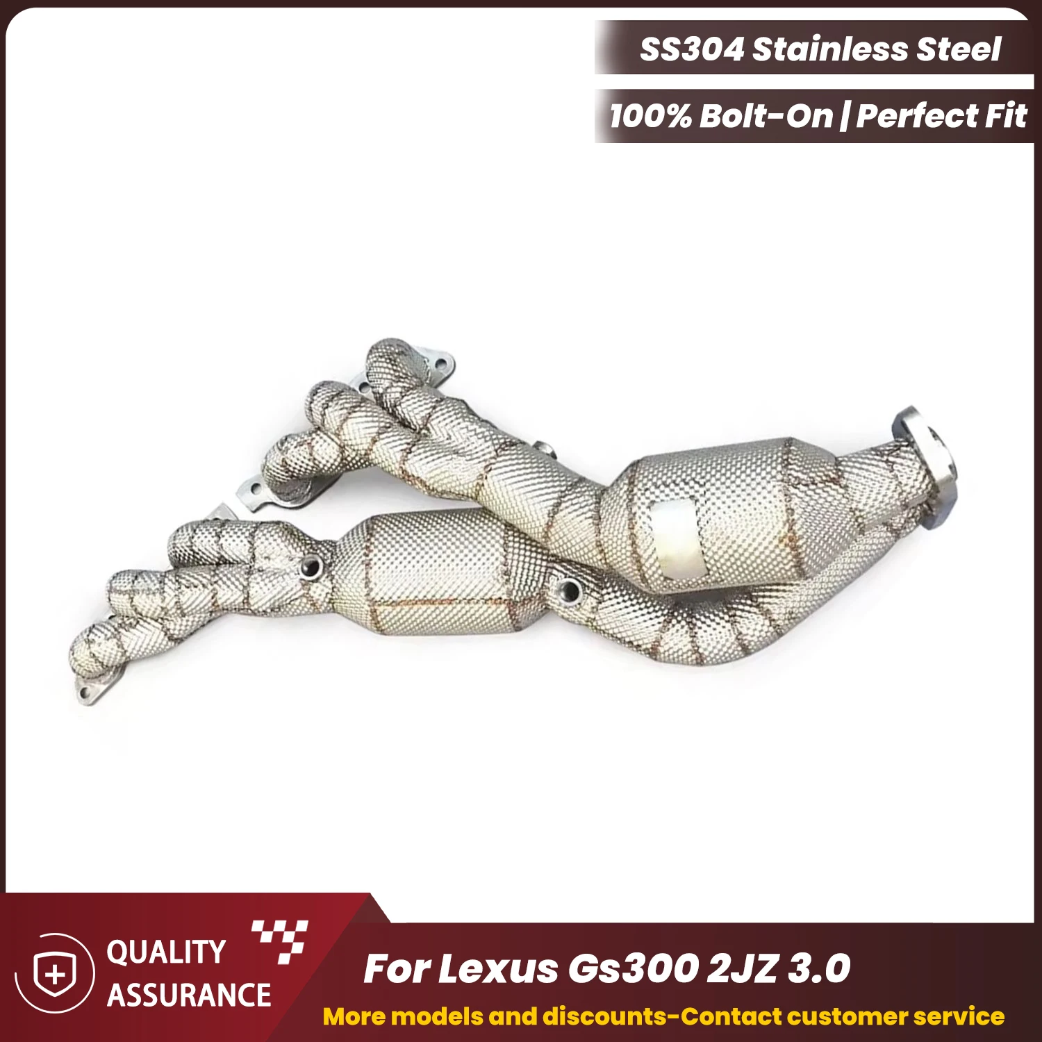 

ECCF SUS304 Sports Headers For Lexus Gs300 2JZ 3.0 Nice Collectr Aggressive Exhaust Sound High Flow Performance Upgrade