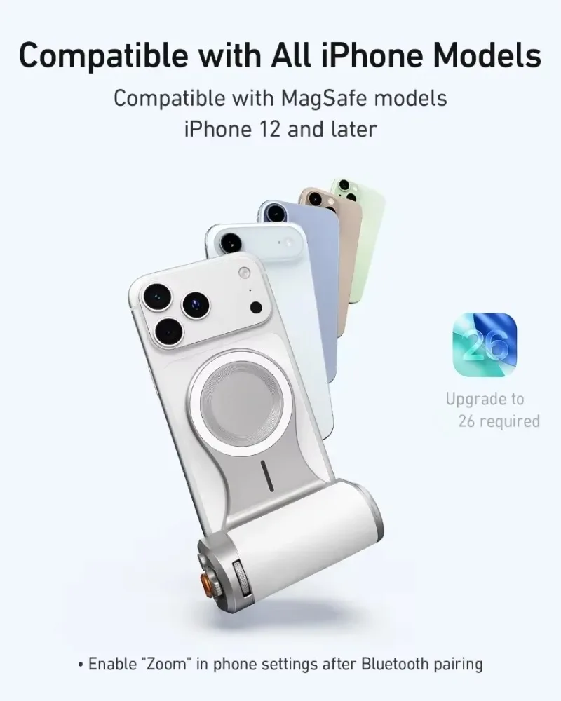 For Telesin Pro Shot Imaging Grip Magnetic Design Rechargeable 3200mah Battery Bracket Camera Handle Selfie Light Perfect Shots