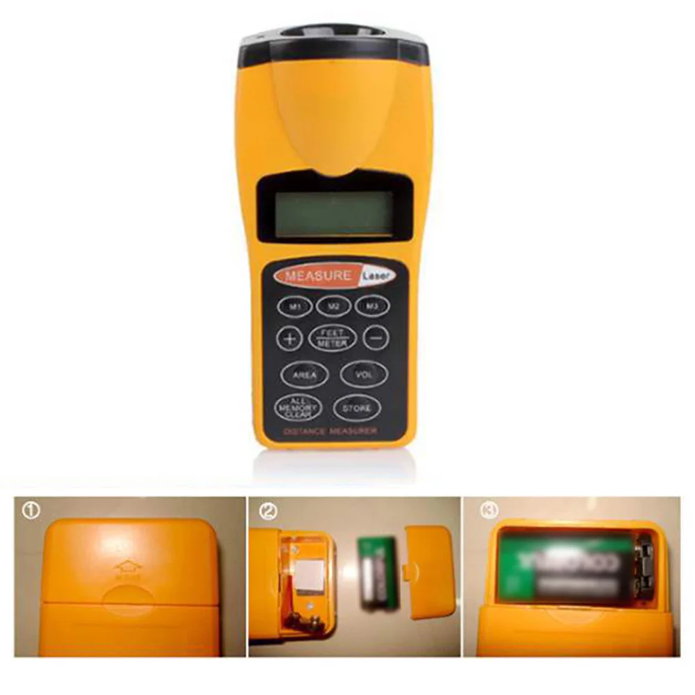 10pcs Cp-3007 Multifunctional Distance Measuring Instrument, Ultrasonic Distance Measuring Instrument, Handheld Distance