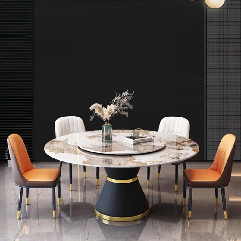 

Combination Dining Room Set Nordic Modern Round Table Living Room Designer Conjuntos De Salas De Jantar Kitchen Furniture