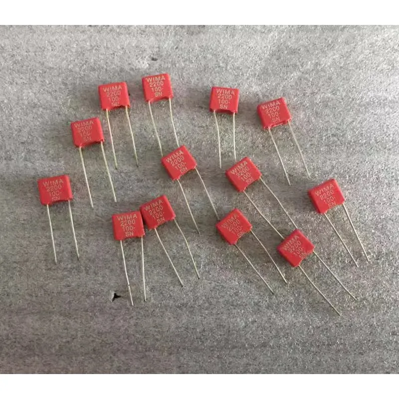 

100PCS brand new WIMA German Red Weima 2200PF 0.0022UF 100V fever coupled infinite capacitor