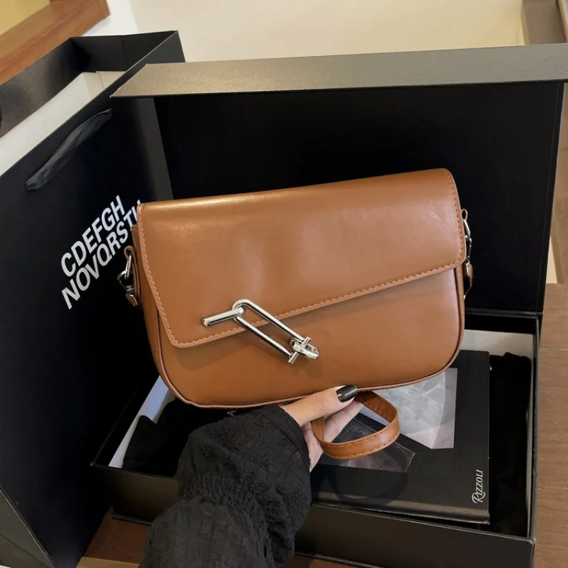 

Модная роскошная брендовая кожаная женская сумка на плечо известного дизайнера, элегантная классическая повседневная винтажная сумка