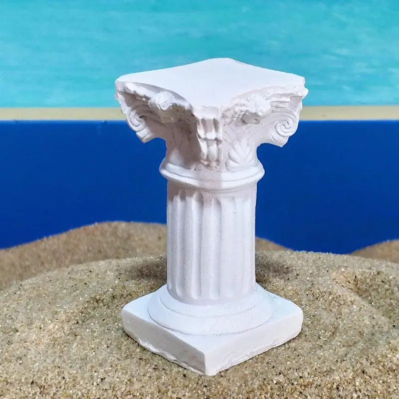 Mini Roman Columns Decoration Dollhouse Furniture Dollhouse Accessories, Approx. 3.5 X