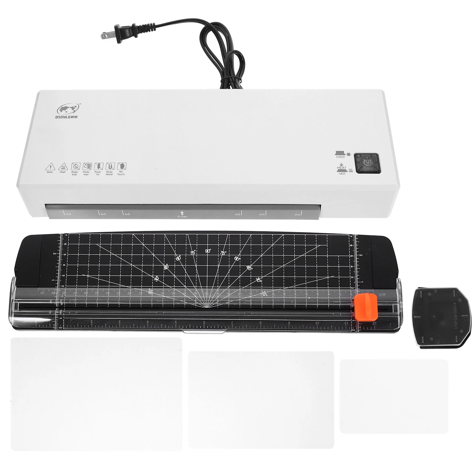 Laminating Machine Photo Sealing Laminator Paper Personal Sealants Tool 3250X1100X650CM Office Sealer White Portable