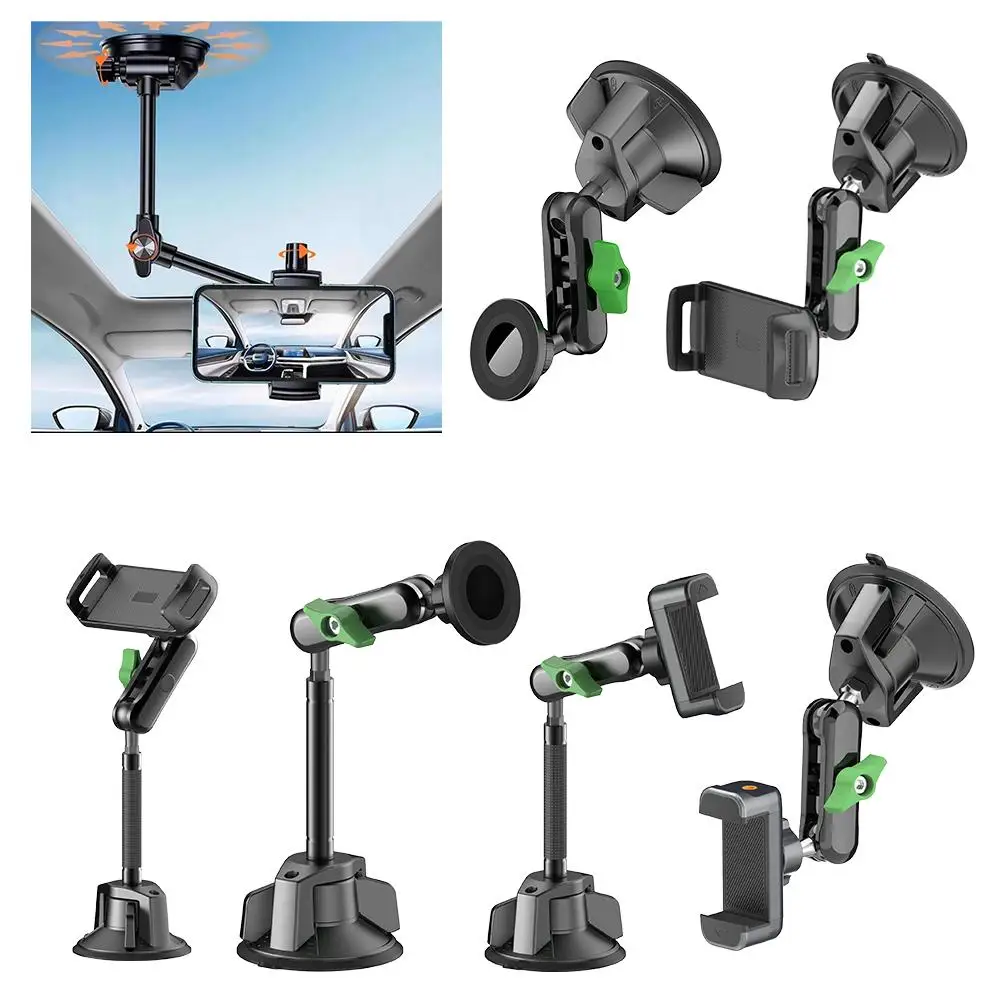 

Car Phone Holder Phone Holder Magnetic Mount Strong Cup Rotating Sticky Adhesive Anti-Shake Dashboard 360 Suction K5J0