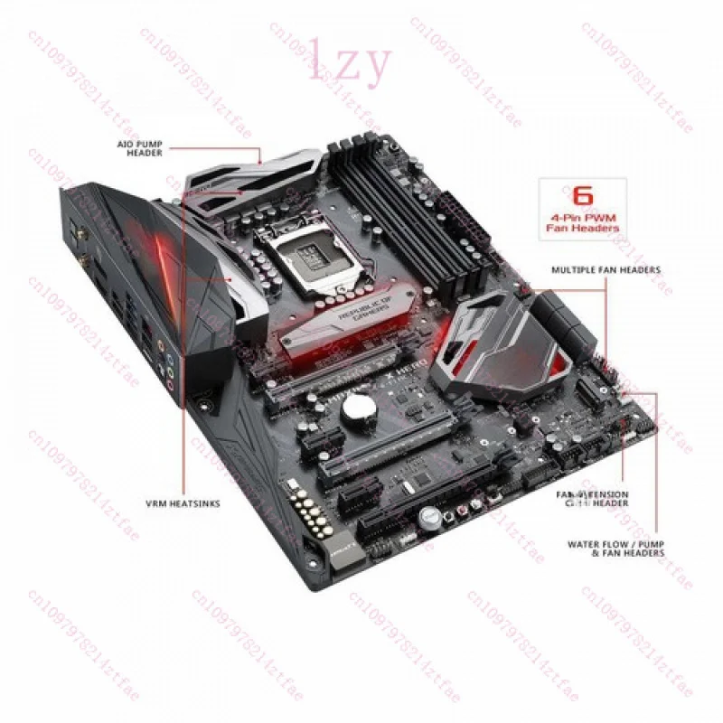 تستخدم للوحة الأم ASUS ROG MAXIMUS X HERO تدعم 8700K 64GB DDR4 LGA1151 DP + HDMI