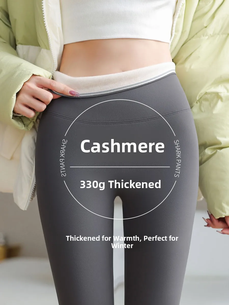 

Брюки для йоги из овчины с высокой талией и подкладкой, женские утягивающие зимние боты, повседневные высокие нейлоновые брюки из смеси спандекса