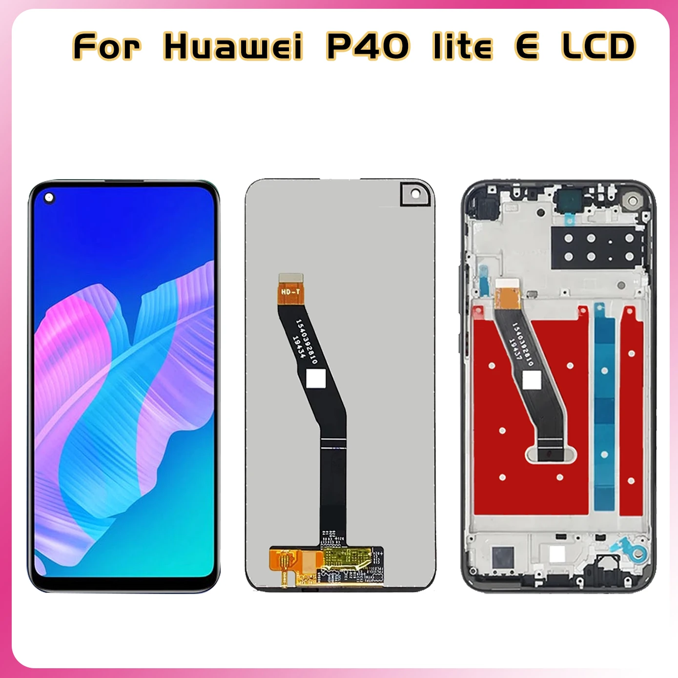 6.39\'\' ART-L28 ART-L29 Y7P 2020 Display For Huawei P40 Lite E ART-L28, ART-L29,ART-L29N LCD Display Touch Screen Assembly