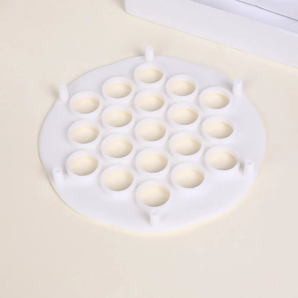 

19 Holes Dumpling Maker Kitchen Gadget Restaurant Molds Home Ravioli Tools Plastic Easy Clean Mold Food Making Pastry