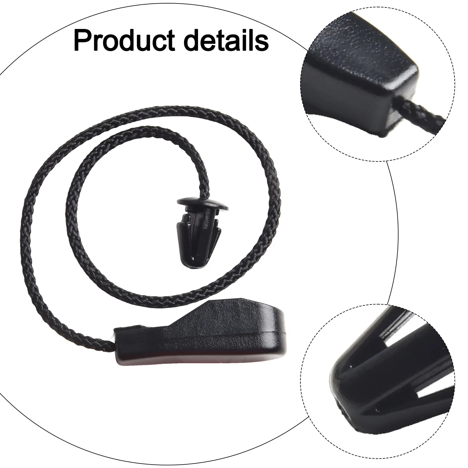 Auto Parts And Accessories Rear Parcel Shelf String Auto Accessory For Mazda Black Practical Design ABS Material Black Color