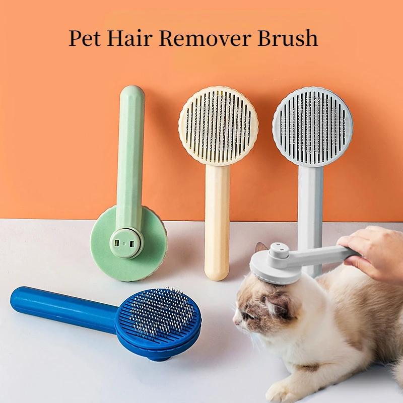 

Pet Cat Brush Dog Comb Pet Hair Remover Brush Removes Tangled Pet Hair Cleaning Brush Household Pet Products Grooming Accessory