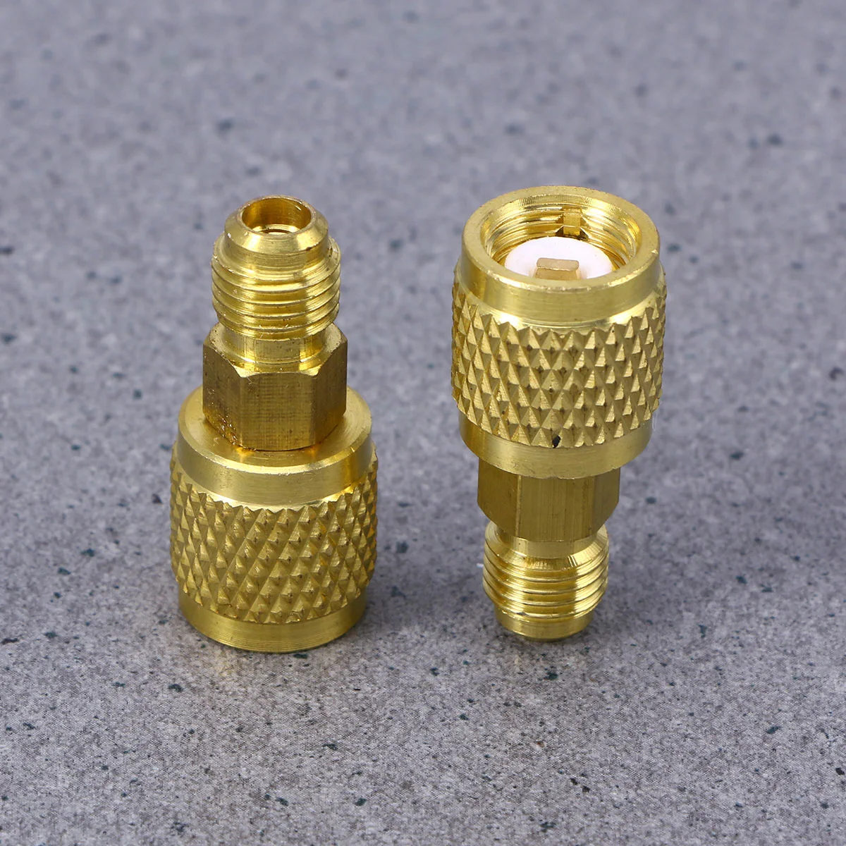 

2pcs Air Conditioner Adapter Joint Quick Remover Installer Coupler Connector for Car R410A Conditioning Manifold Hose