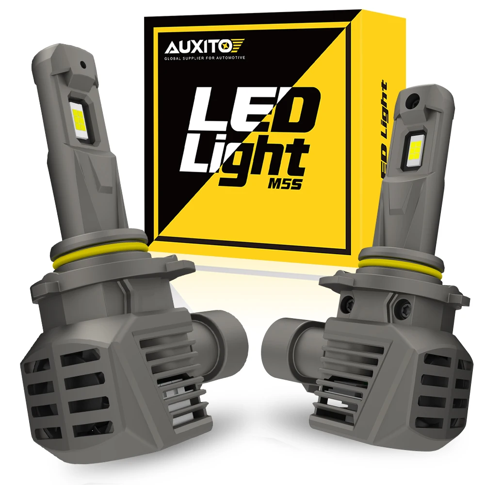 

2X M5S Canbus HB4 9006 High Power LED Spotlights High Beam Front Car Headlight White Turbo Cooling 120W Very Strong 12V 22000LM