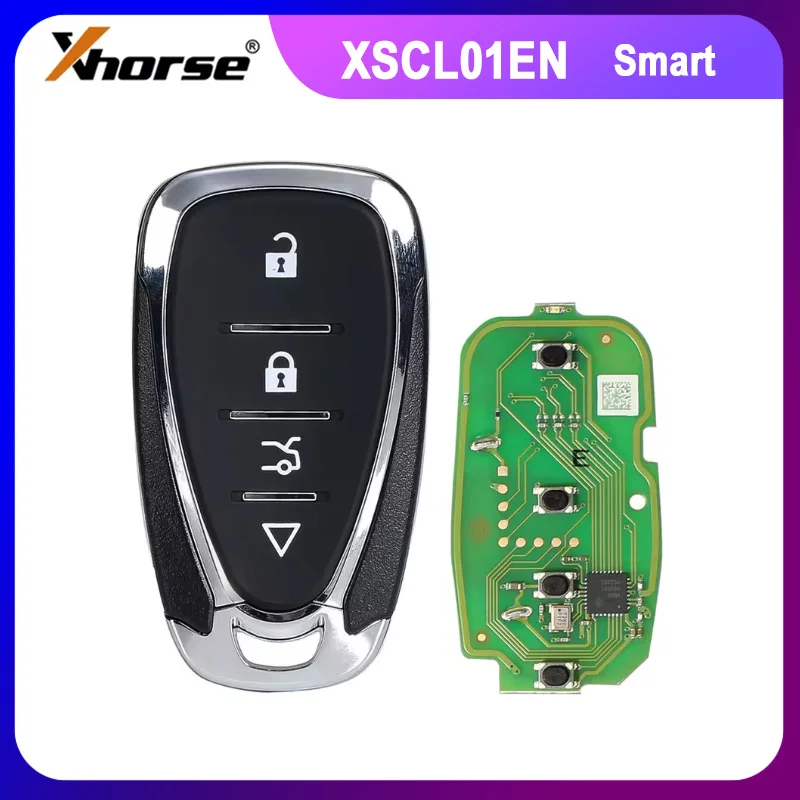 

1/2/5 Piece XHORSE XSCL01EN for Chevrolet Style Universal Remote Key 4 Buttons English Version used with VVDI2 Key Programmer