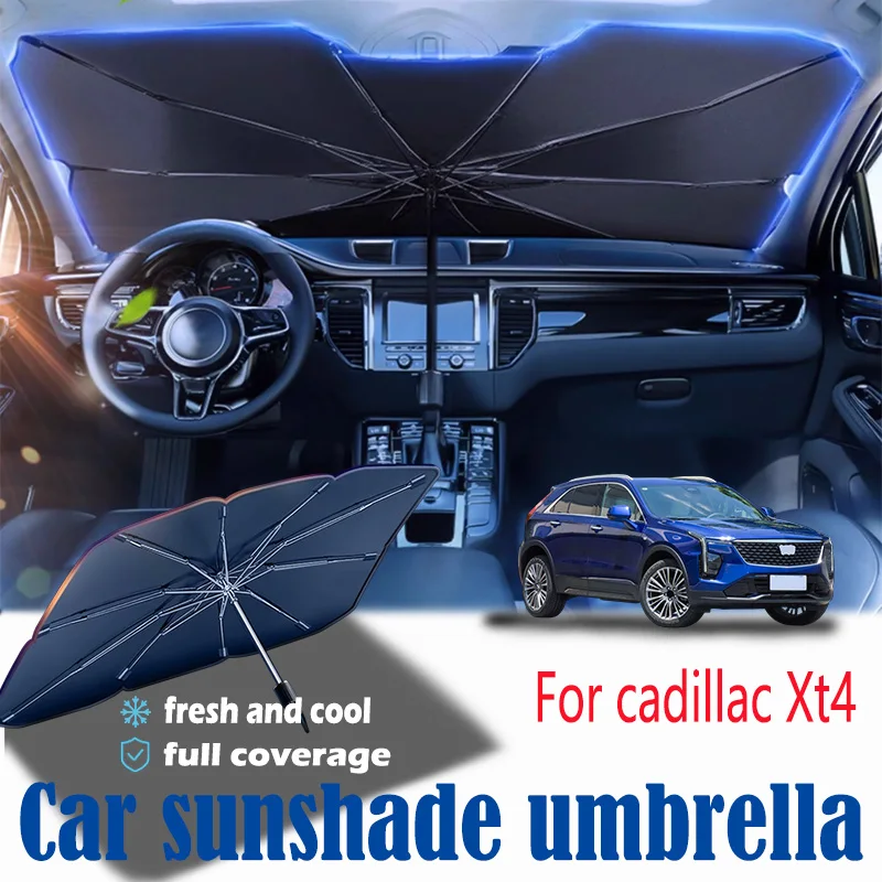 

For cadillac Xt4 front windshield panel, sun visor, summer accessories, heat insulation, sun shading, and sun protection