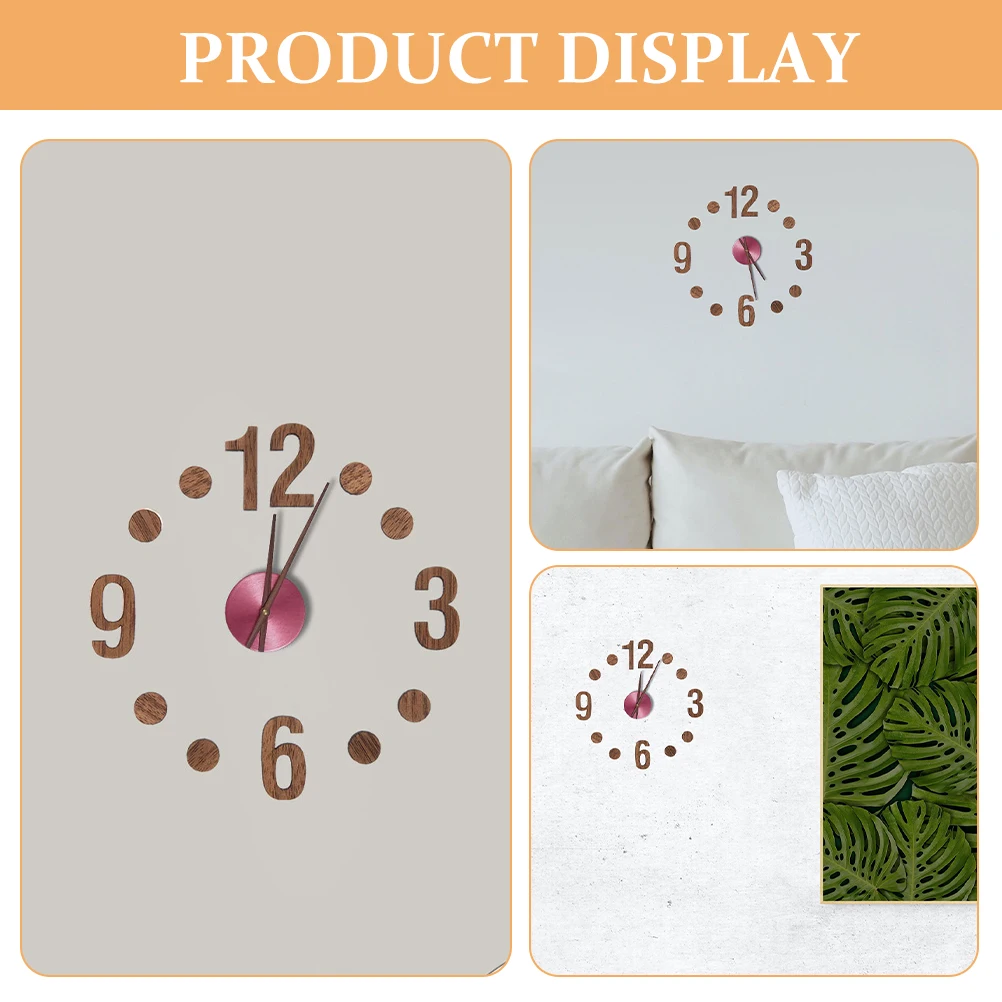 

1 set 1 Set Wood Numerals Kit Digital For Wall Hanging Replacement Parts Decorative Accessories Supplies Replacements Diy Hands