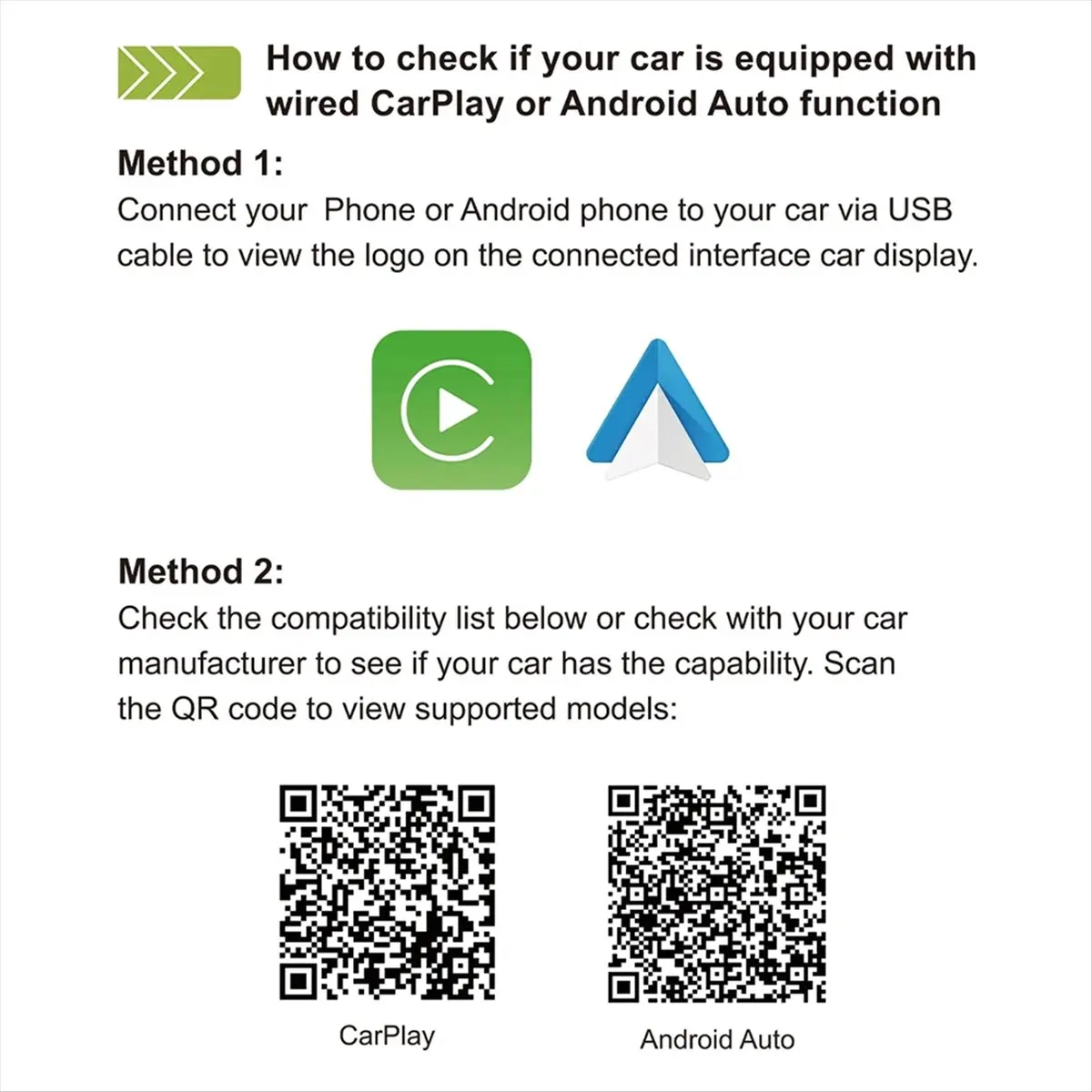 Top Sale NEW 2in1 Wired to Wireless CarPlay for Android Auto Adapter for Car Stereo with USB Plug and Play