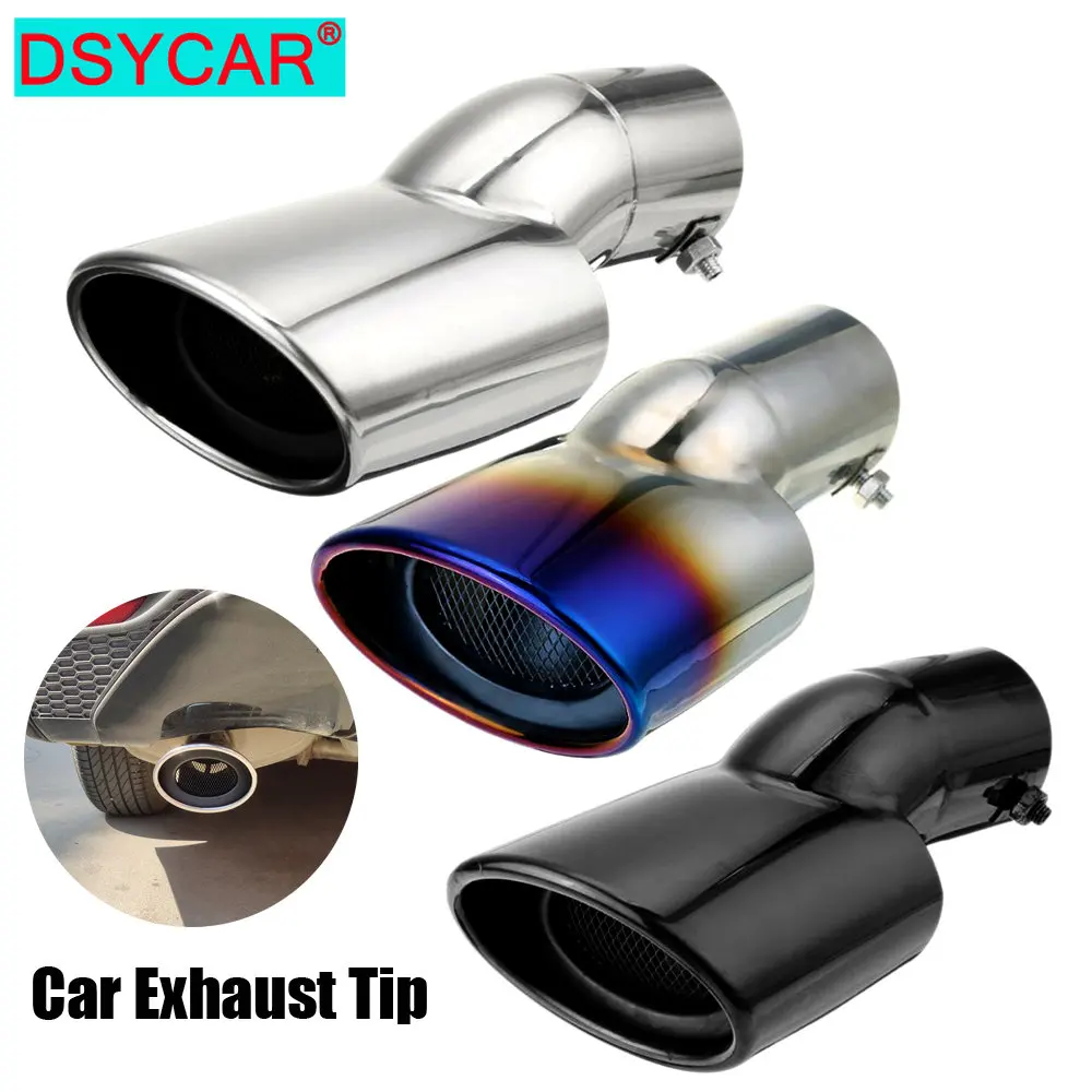 1Pcs Car Exhaust Tip for Honda Civic 10th Gen 4dr Sedan 2016 2017 Exterior Accessories Rear Exhaust Muffler Tip End Pipe