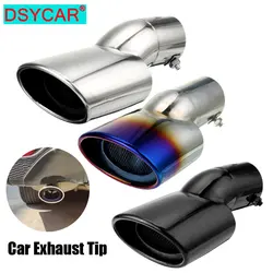 1Pcs Car Exhaust Tip for Honda Civic 10th Gen 4dr Sedan 2016 2017 Exterior Accessories Rear Exhaust Muffler Tip End Pipe