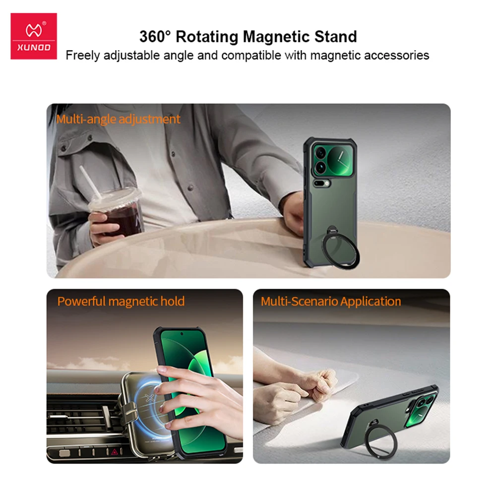 Xundd Etui na Xiaomi 17, Etui na Xiaomi 17 Pro, Etui na Xiaomi 17 Pro Max, Przezroczyste Obudowy na Telefon, Odporne na Wstrząsy, Ochronne Etui z Bumperem — zdjęcie produktu 5