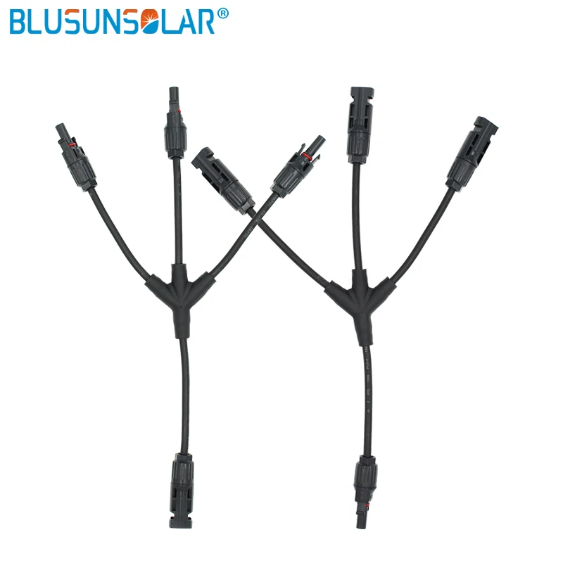 500 Pairs Waterproof Solar Parallel Y Branch 3 To 1 Connector Adapter Female Male TUV  Standar LJ0156