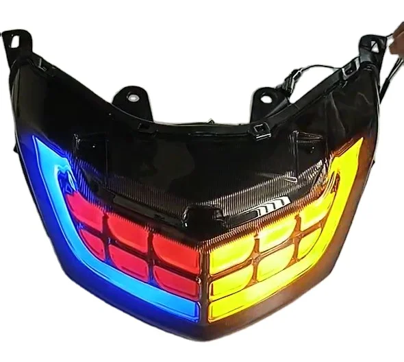 

STLFJPA MOTORCYCLE MODIFIED LED STOP LAMP REAR BRAKE TAIL LIGHT SIGNAL LAMP for YAMAHAs NMAX 155 2018 2019