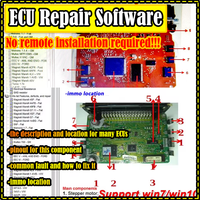 2023 ECU Repair Software ECU Modules Repair Pinout Including Multimeters Transistor EEprom Defects Car Repair Tool