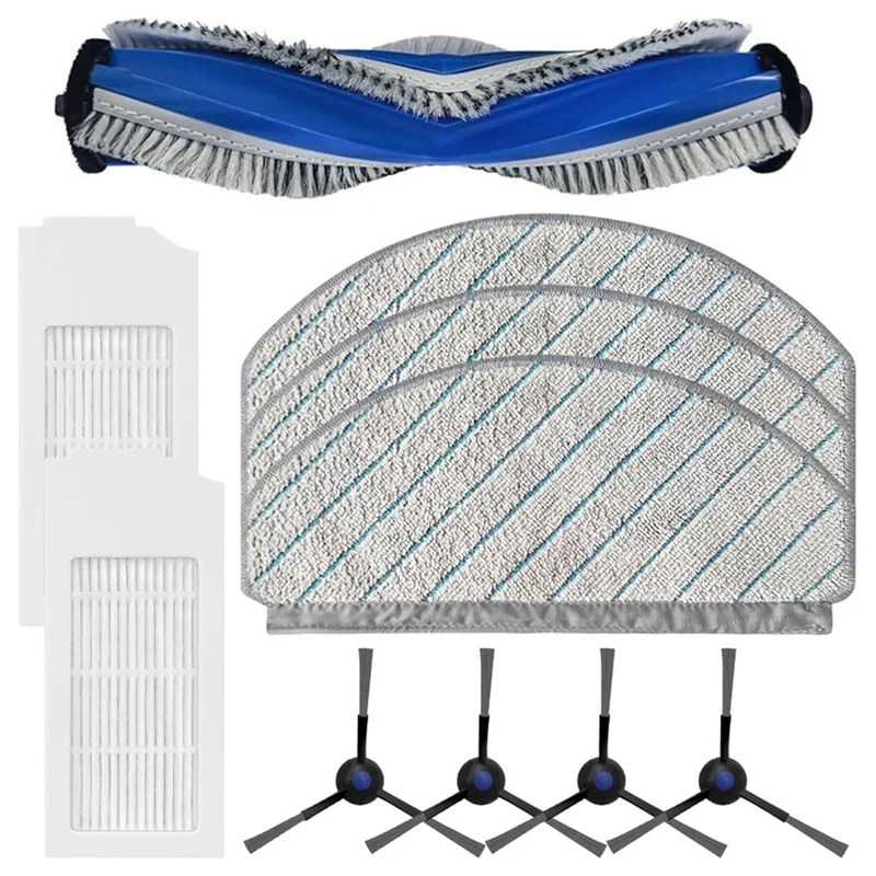 AC66 pour Ecovacs Deebot N20/N20 Plus/N20 Pro Plus Robot aspirateur pièces de rechange brosse latérale principale filtre HEPA tissu de vadrouille
