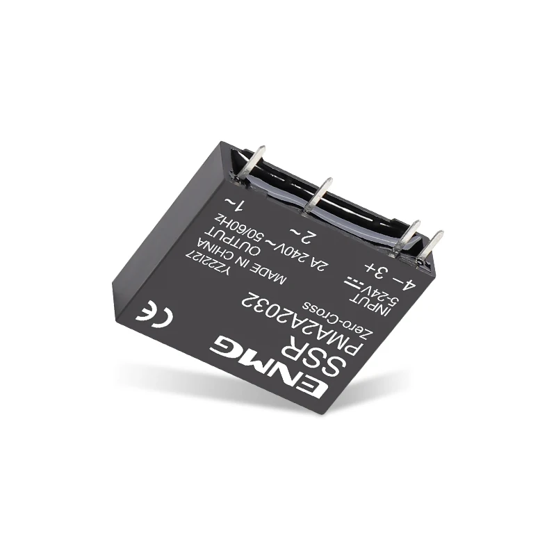 ENMG 1Pcs Pin Small Solid State Relay PMA 5-24VDC6A DC Control AC DC24 2A Optically Isolated Thin Film Potted Relay  EMC 2500VAC
