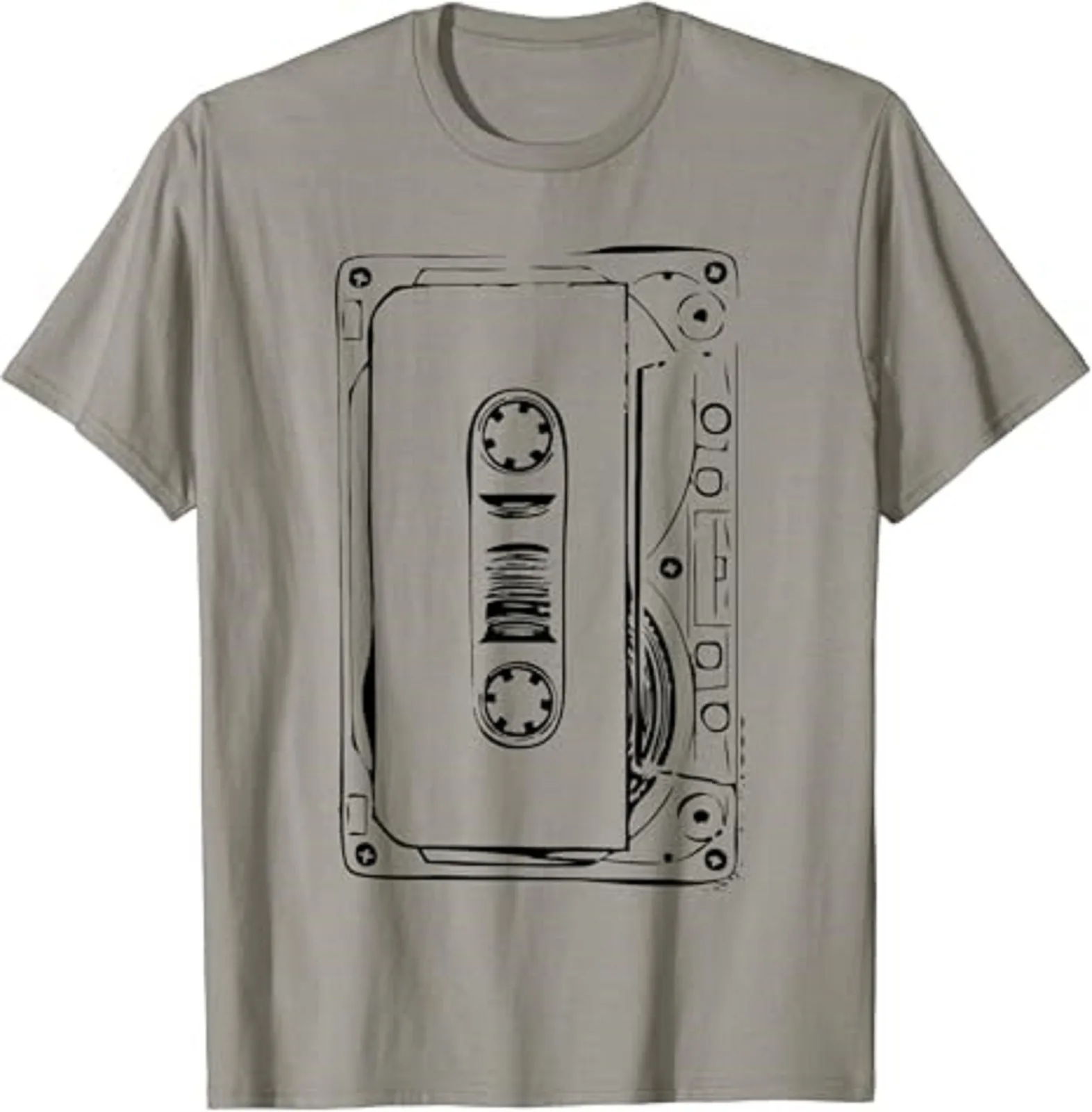 Love Retro Mixtape 80's Blank Cassette Tape Shirt Gift Size S-5XL