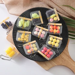 Simulation Takeaway Toy Dollhouse Lunch Box Mini House Adornments Lunch Box Doll House Accessories Fruit Box Model