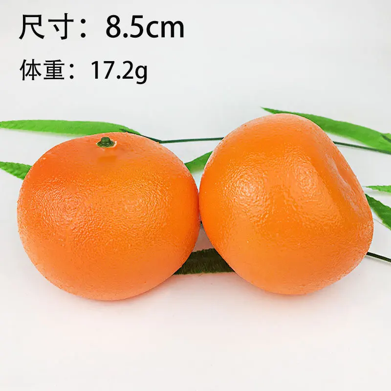5 قطعة الفواكه وهمية البرتقال الاصطناعي DIY بها بنفسك الفواكه الاصطناعية رياض الأطفال البلاستيك وهمية الفاكهة ديكور المنزل الزفاف التصوير الفوتوغرافي #5