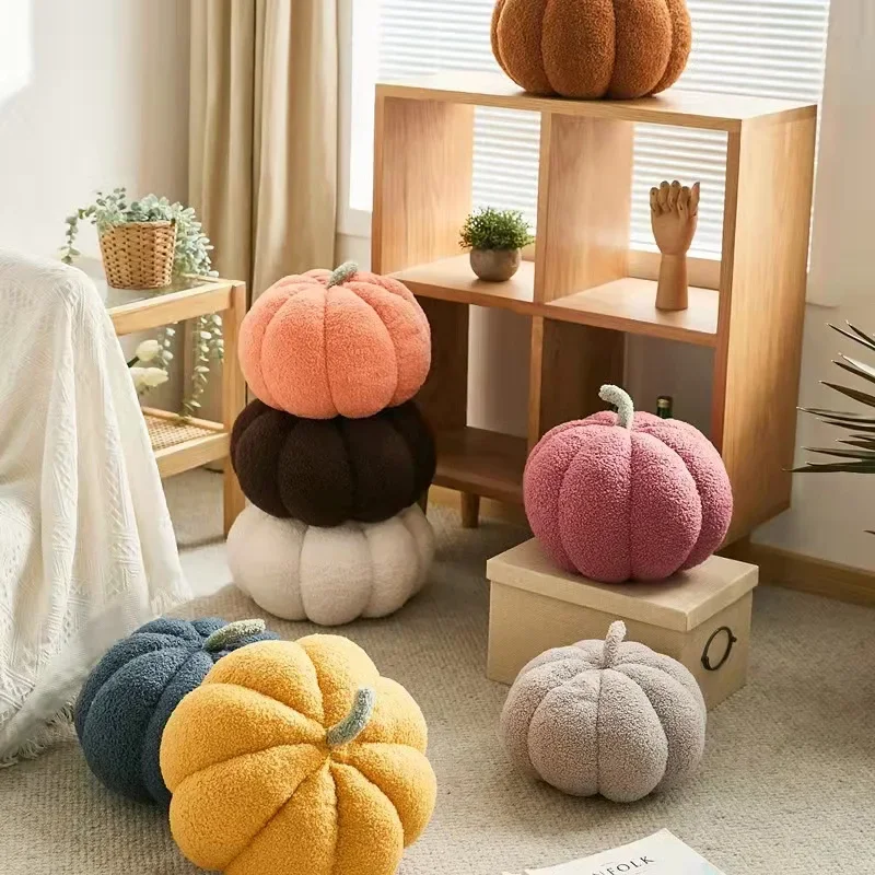 Cartoon Pumpkin Abnormals Throw Pillow Nordic Pillow Plush Sofa Living Room Bed Cushion Creative