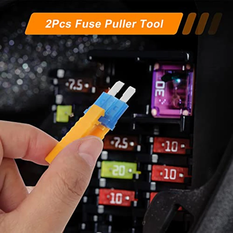 306 PCS Car Fuses Assortment Kit With 2 Car Fuse Tester And 2 Fuse Puller Blade-Type Automotive Fuses Replacement Fuses
