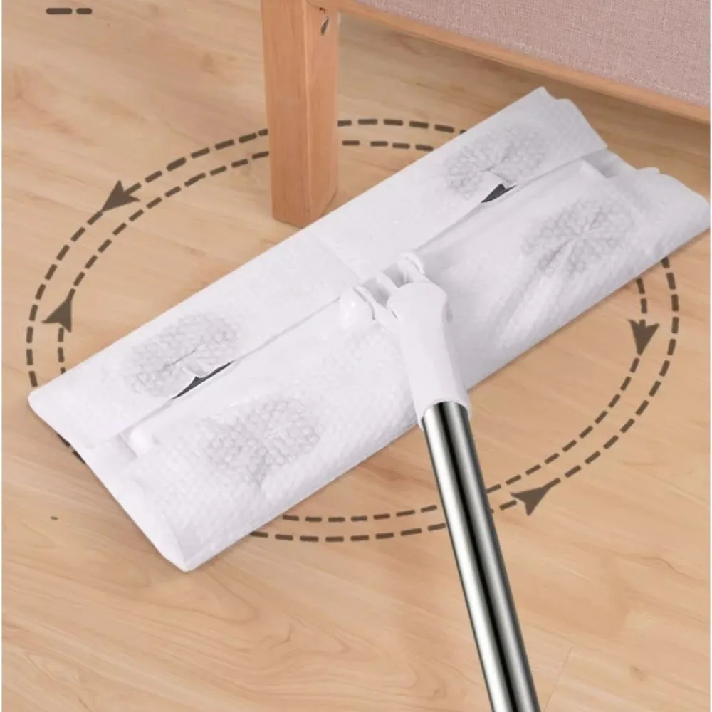 Convenient Disposable Floor Cleaning Cloths Dust Removal 20x30cm Floor Cleaning Wipes Electrostatic Mop Pads Floor Cleaning