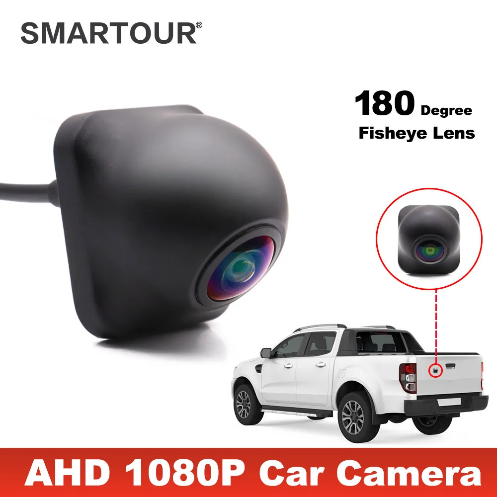 

Smartour HD Fisheye Lens 1920x1080P Install Upside Down Vehicle Reversing Backup Parking Rearview AHD CCD Camera