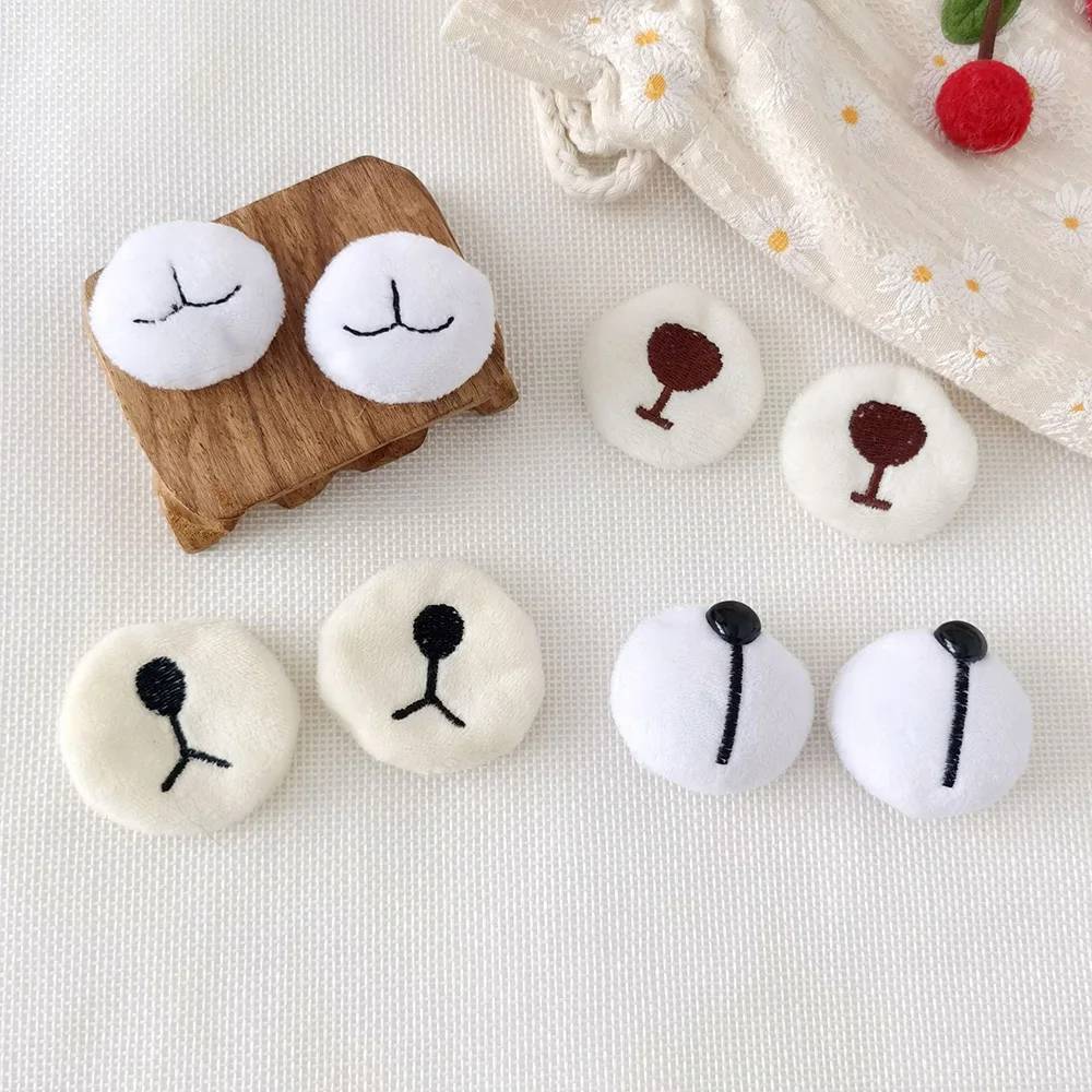 10PC Cloth Art Cute Nose DIY Muppet Nice Bear Clothing Sewing Supplies