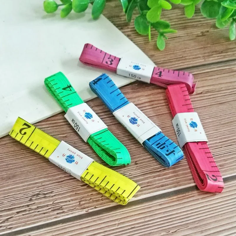 5Pcs Soft Measuring Tape 150cm 60Inch Ruler Body Sewing Tape Measure Accurate Flexible Ruler for Fabric Cloth Body Measurement