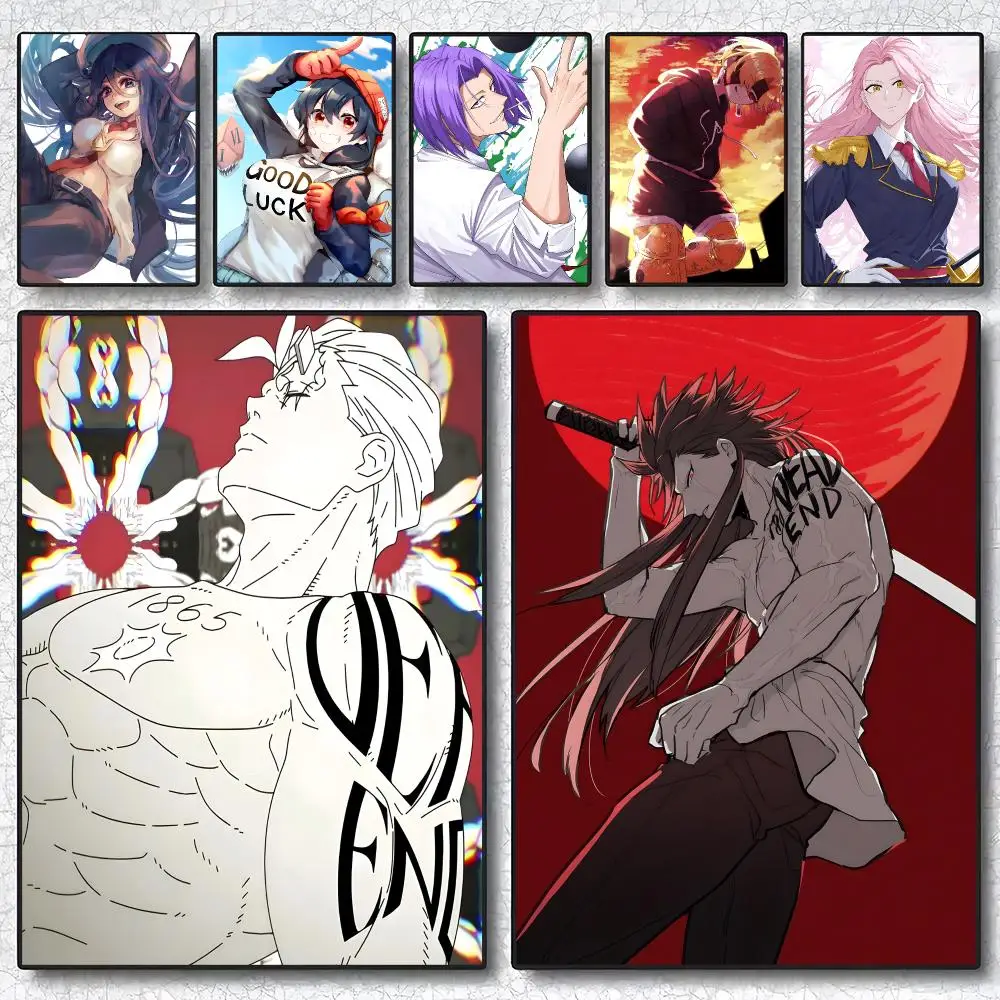 Superhero Anime Undead Unluck Painting Calligraphy Poster ‌decor Canvas Modern living room