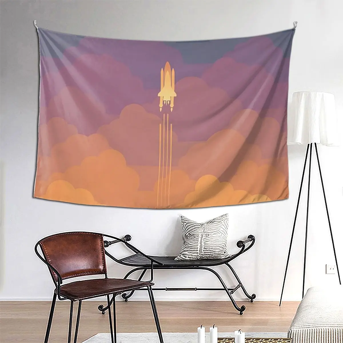 

Гобелен с облаками в стиле хиппи, настенный эстетический домашний декор, гобелены для гостиной, спальни, общежития
