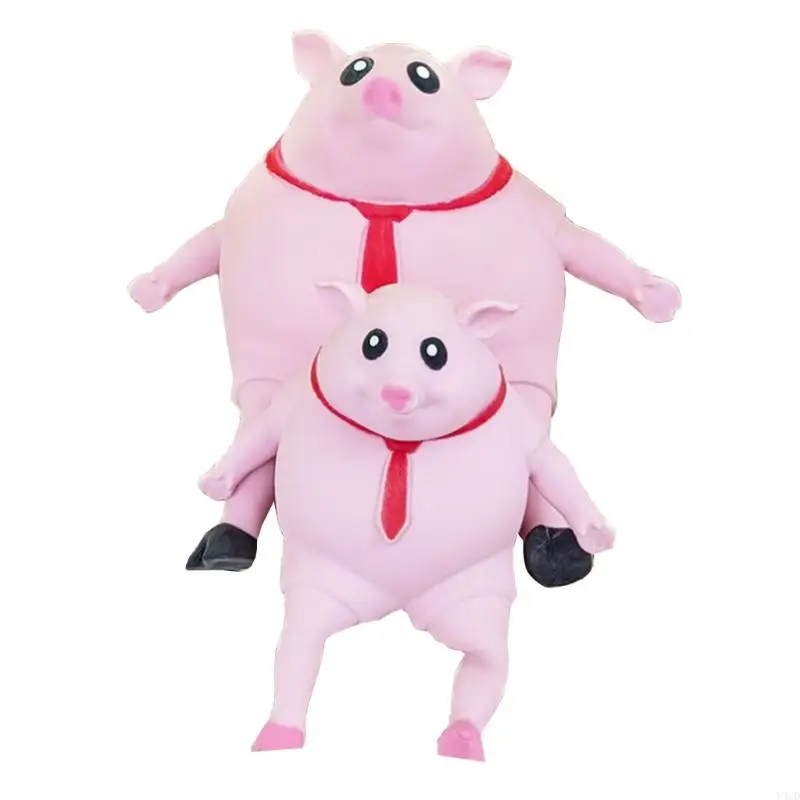 Y4UUD desenho animado Pig Shapes inquietes brinquedo beliscões anti-estresse Toy Sress Relear