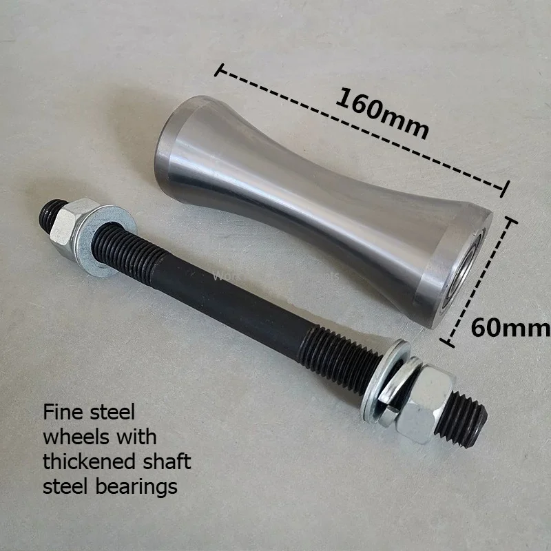 New cable pay-off pulley heavy-duty alloy steel wheel nozzle, nylon wheel straight-running triple pulley iron wheel wellhead