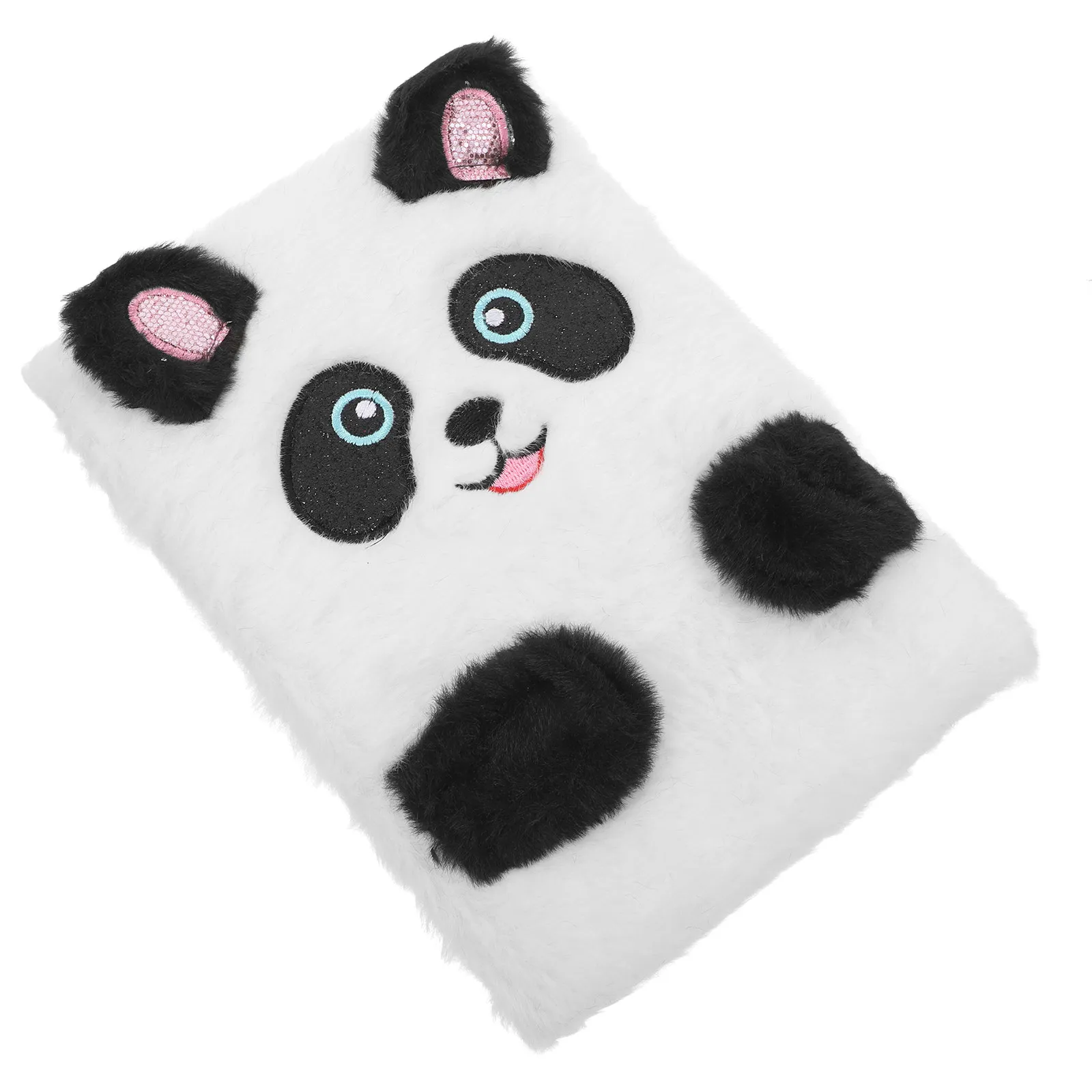 Panda Adorable Notebook Retro Look Durable Writing Pad Diary Travel Journal Creative Sketch Students Supplies Cartoon Notebook